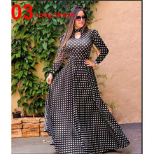 Load image into Gallery viewer, Women Long Maxi Dress Summer Floral Print Bohemian Beach Dress Casual Short Sleeve Bandage Party Dress Plus Size Vestidos